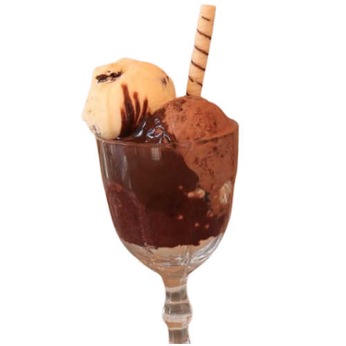 SORVETE 3 BOLAS COM CALDA